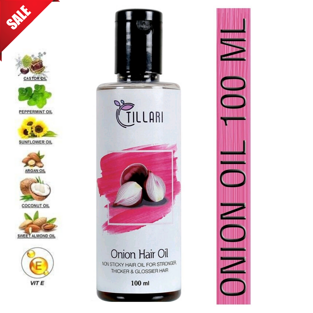 Tillari Onion Herbal Hair Oil - Unique Hair Growth Formula